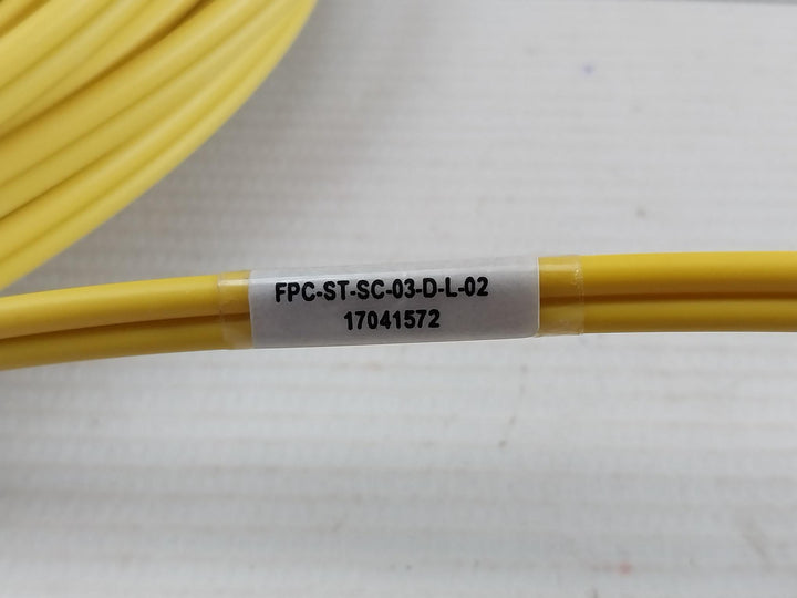 Fpc-st-sc-03-d-l-02 St-sc Duplex Sm G655 20M Fiber Optic Patch Cable- New