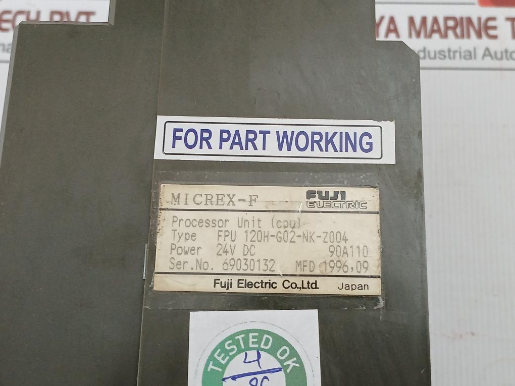 Fpu120H-g02-nk-z004 Cpu Unit Missing Rom, Link Pcb Fuji Electric