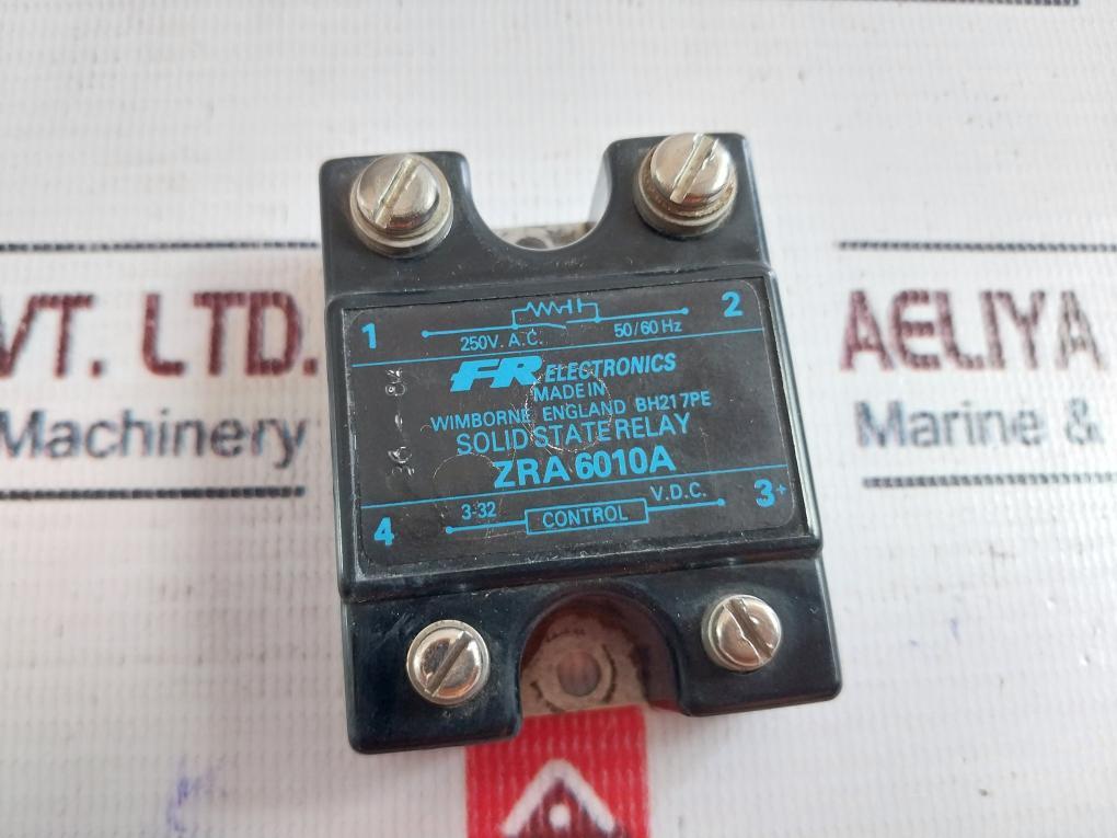 Fr Electronics Zra 6010A Solid State Relay 250Vac 50/60Hz