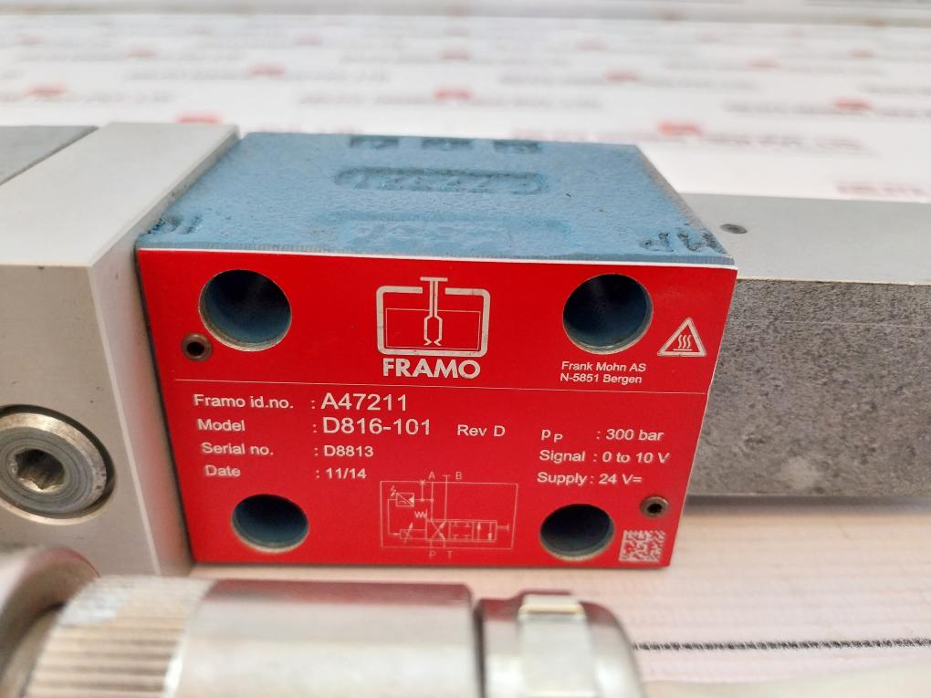 Framo D816-101 Solenoid Valve Hydraulic Servo Moog