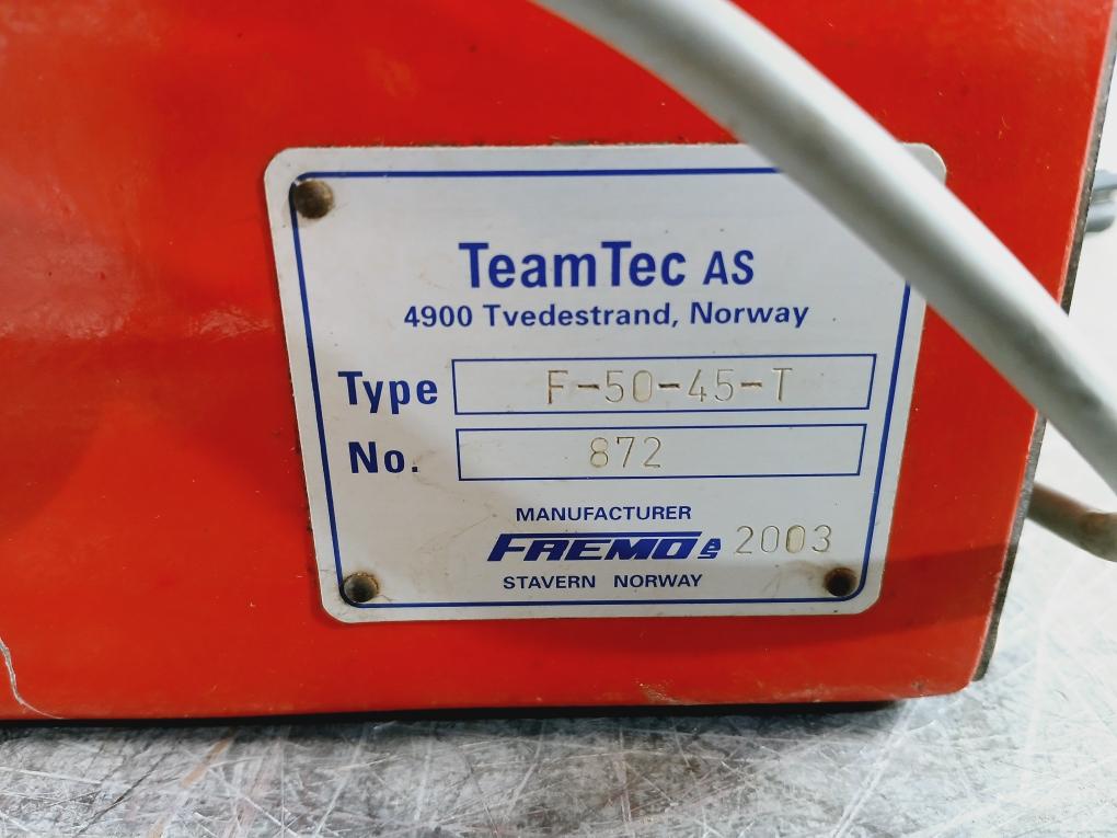 Fremo F-50-45-t Industrial Motor 50Hz, 0.55Kw, 1.36/2.36A Telemecanique Nom 0747