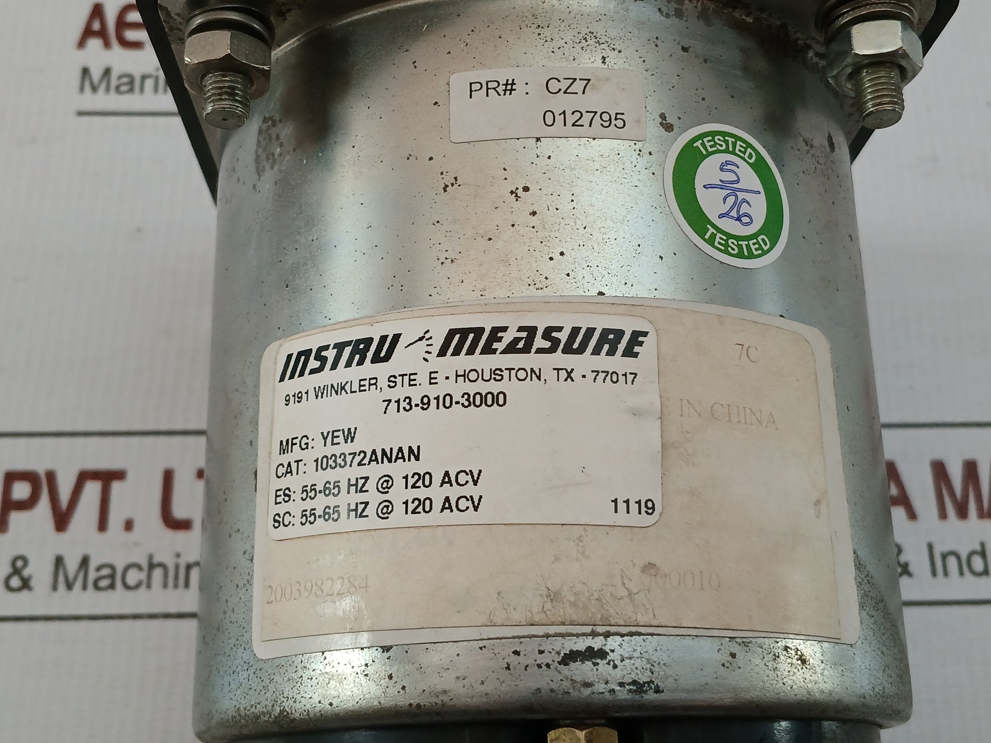 Frequency Meter 55-65 Hertz Yokagawa 103372Anan