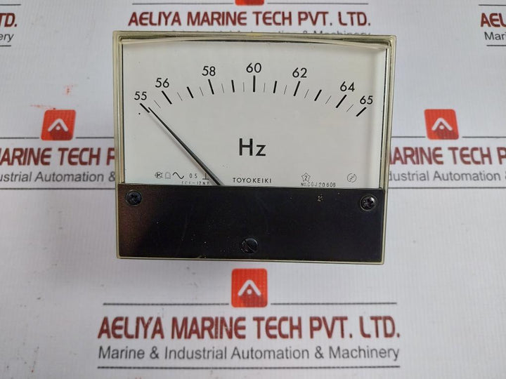 Frequency Meter Fcf-12Nb Toyo Keiki 55-65 Hz
