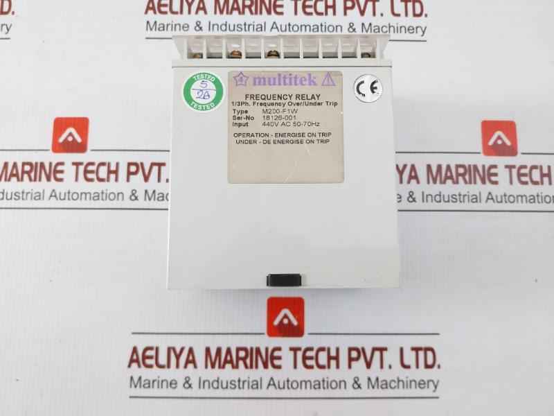 Frequency Relay M200-f1W Multitek 440V Ac 50/70Hz