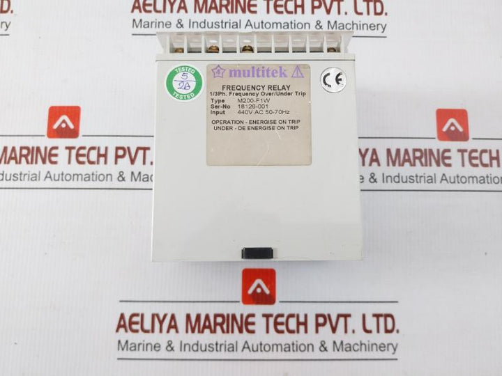 Frequency Relay M200-f1W Multitek 440V Ac 50/70Hz