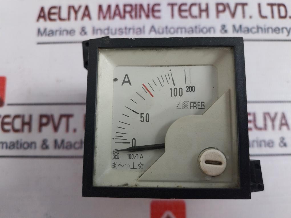 FRER 100/1A Analog Ammeter 0-100/200A