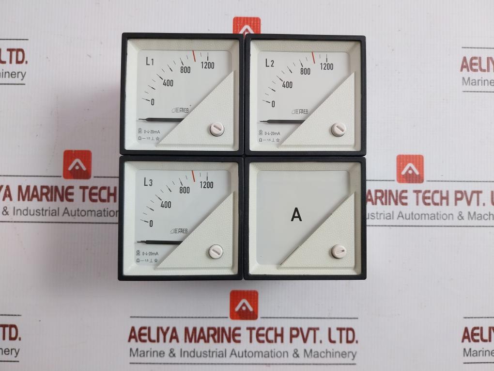 Frer 0-1200A 0-4-20Ma Analog Triple Scale Current Meter