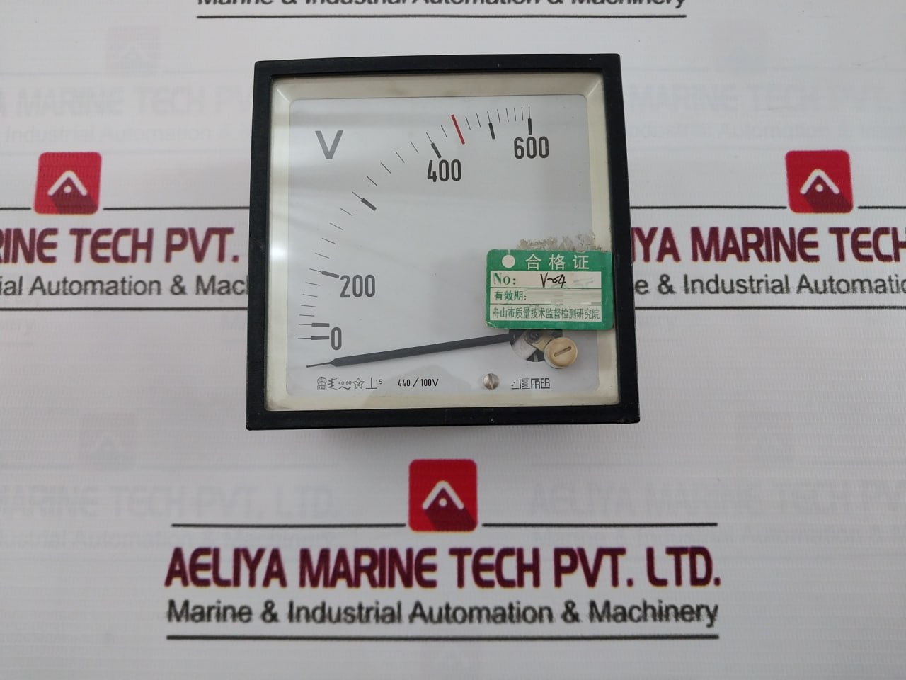 Frer Analog Voltmeter 0-440/600V 440/100V