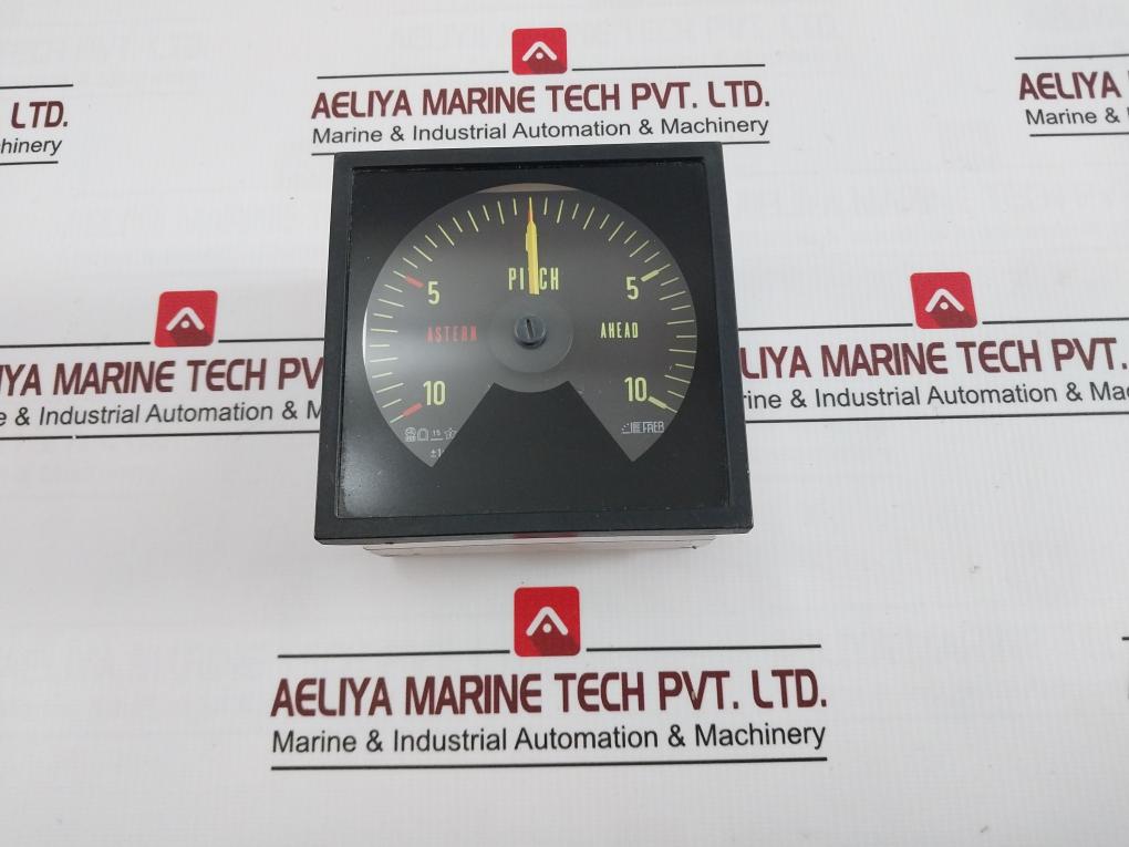Frer Astern -10-0-10 Ahead Analog Marine Pitch Indicator Meter 24Vdc