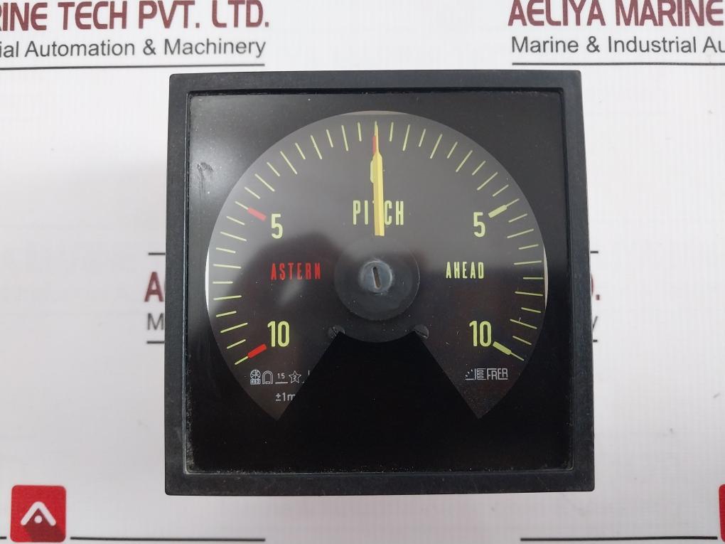 Frer Astern -10-0-10 Ahead Analog Marine Pitch Indicator Meter 24Vdc
