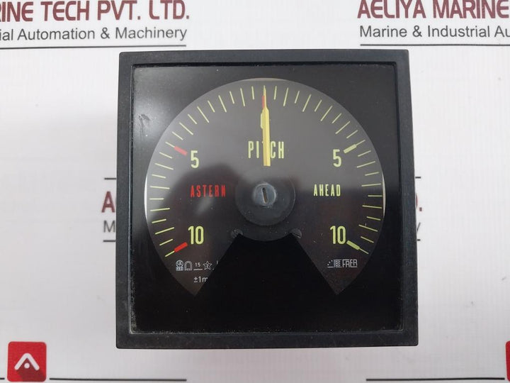 Frer Astern -10-0-10 Ahead Analog Marine Pitch Indicator Meter 24Vdc