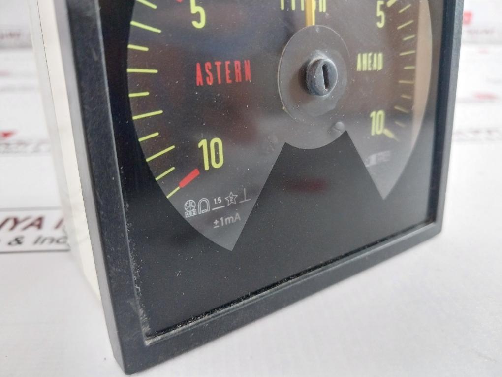 Frer Astern -10-0-10 Ahead Analog Marine Pitch Indicator Meter 24Vdc
