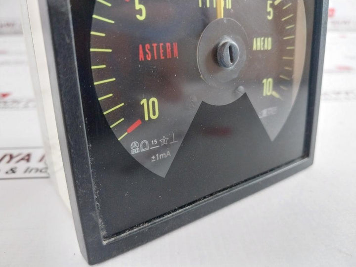 Frer Astern -10-0-10 Ahead Analog Marine Pitch Indicator Meter 24Vdc