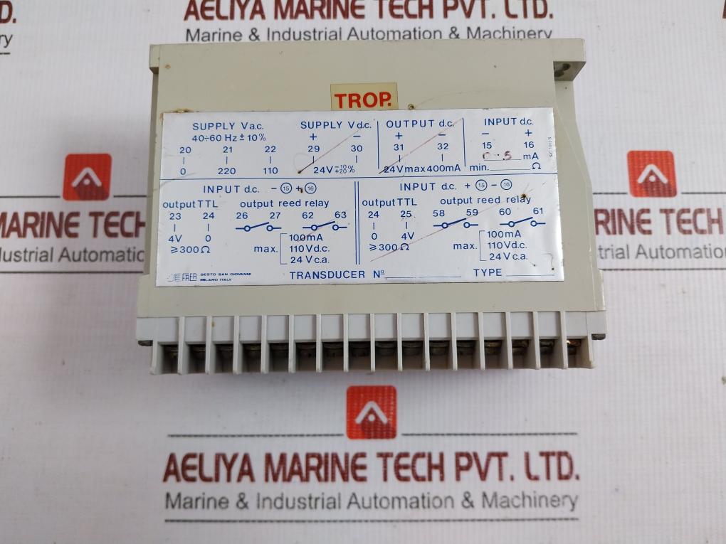 Pulse Generator 24V Dc 40–60 Hz 300ω Frer Fti 475801