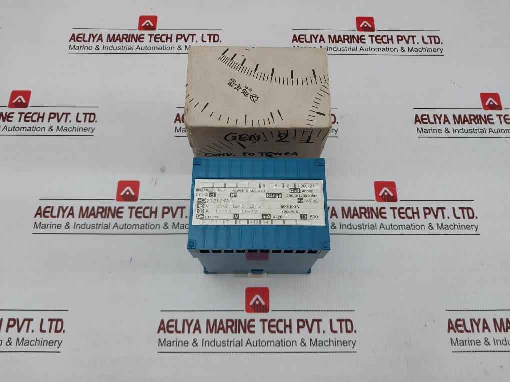 Power Transducer Mcord Range -200/0/1200 Kvar Frer