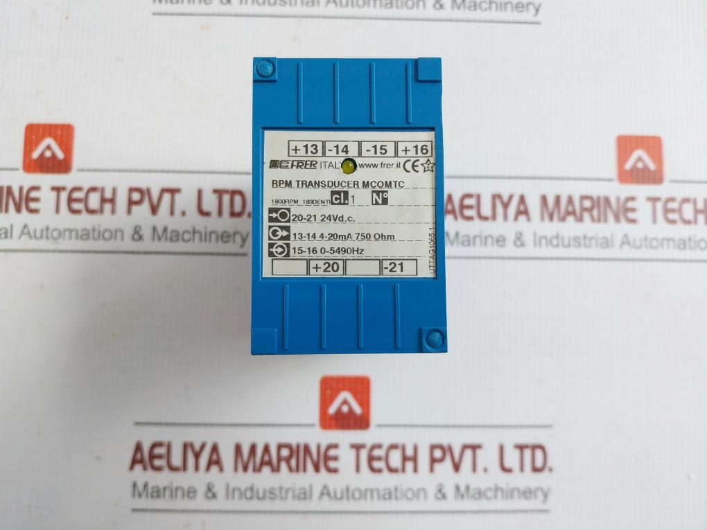 Uttag1065.1 Frer 13-14 4-20Ma 750 Ohm Rpm Transducer Mcomtc