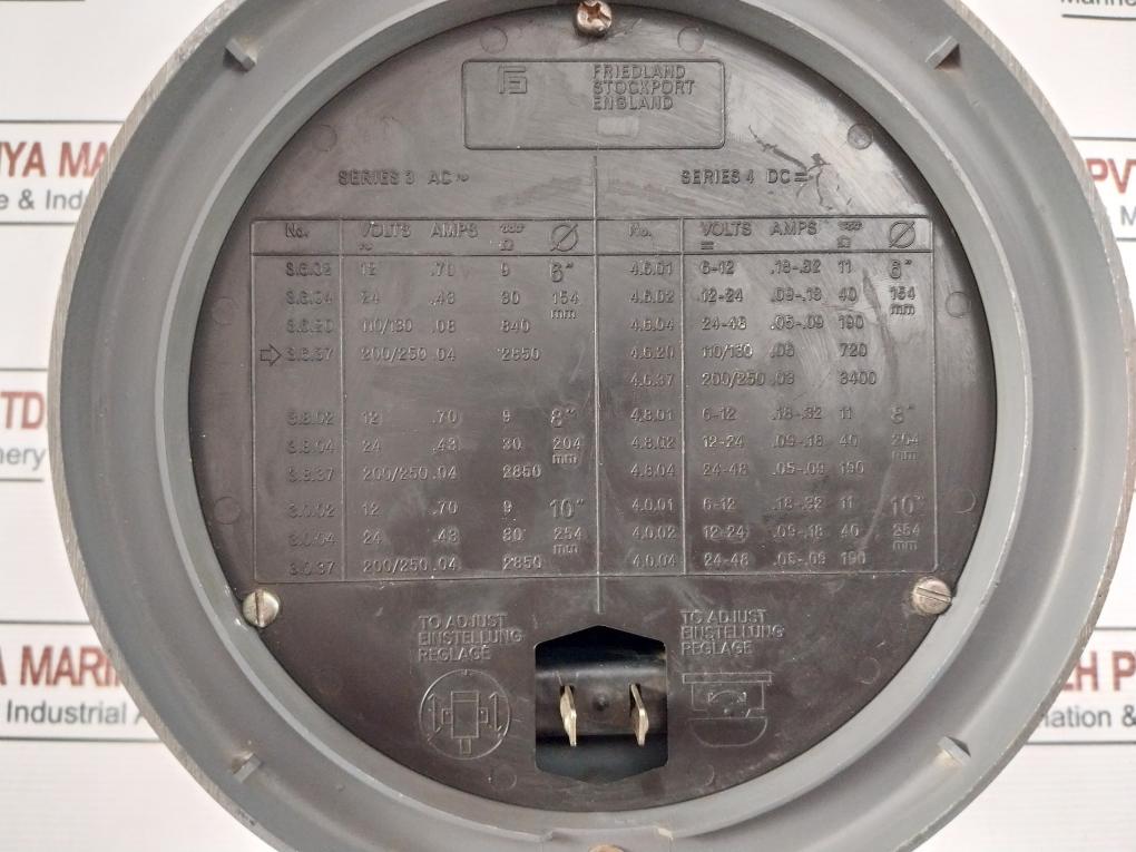 Friedland Series 3 Ac Series 4 Dc Fire Bell