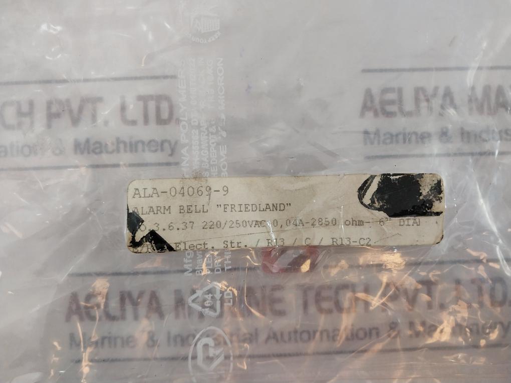 Friedland Series 5 Series 6 Master Alarm Bell