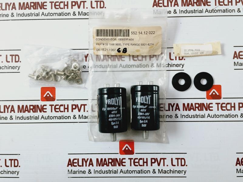 Frolyt Ebh-nv High Capacitive Capacitor 8001-8274 552.14.12.022 Typ Ia