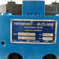 Frydenbo-mjolner Pe 1 1/4" Steering Gear Triple Screw Cartridge Pump 315 Bar