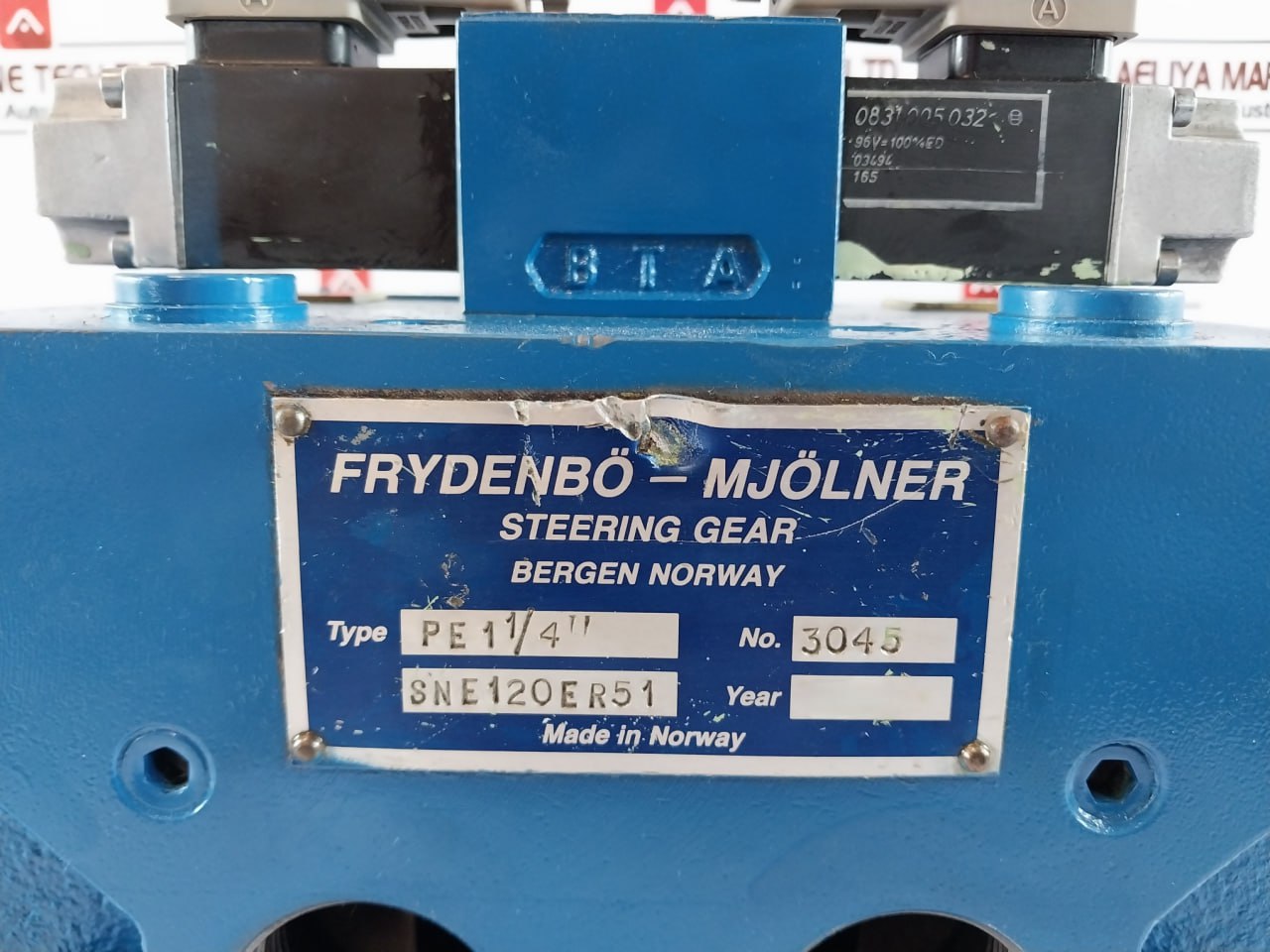 Frydenbo-mjolner Pe 1 1/4" Steering Gear Triple Screw Cartridge Pump Hvc01200