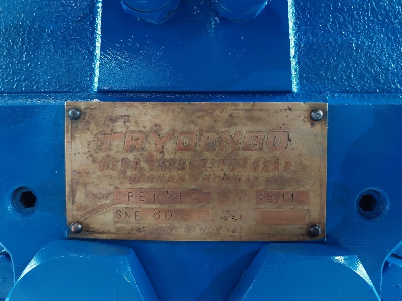 Frydenbo Pe 1 1/4 Steering Gear Triple Screw Cartridge Pump 0.02Mm 0-25 1/1000In