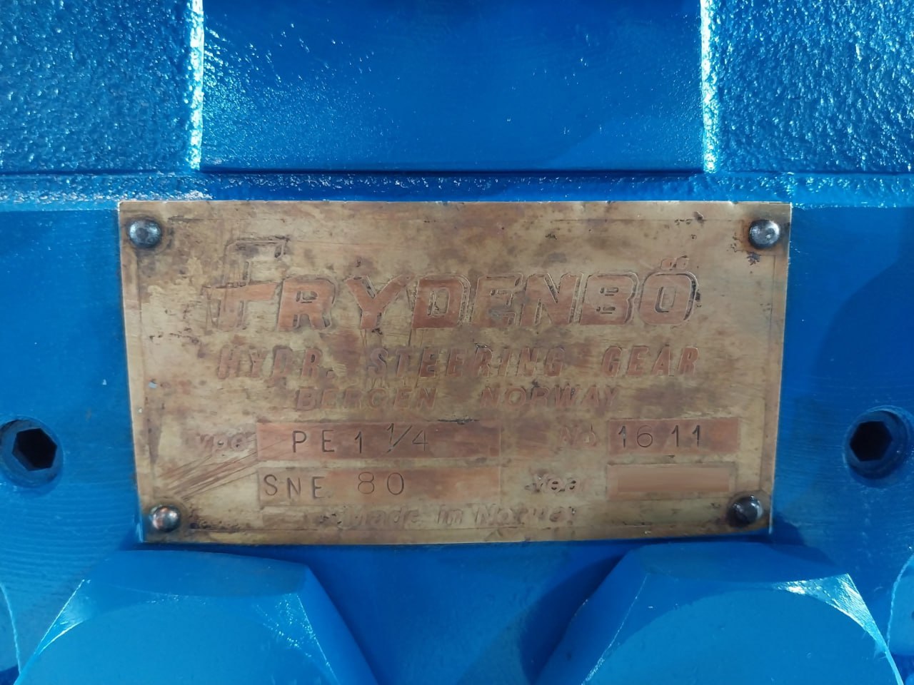 Frydenbo Pe 1 1/4 Steering Gear Triple Screw Cartridge Pump 0.02Mm 0-25 1/1000In