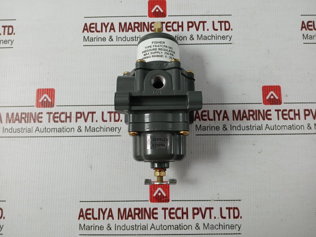 Fs-67Cfr-585 Fisher 67Cf-series 0-20 Psi Pressure Regulator