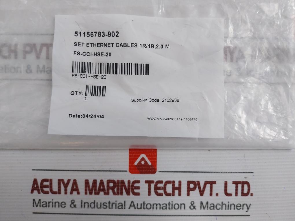 Fs-cci-hse-20 Ethernet Cable Set Honeywell