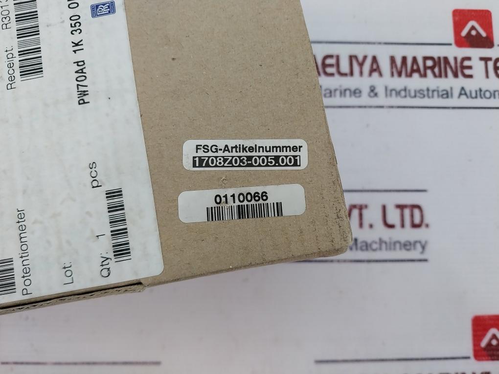 Fsg Pw 70D/Of/A/Ip40 Potentiometer 1 Kohm ± 1%/350°