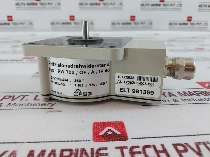 Fsg Pw 70D/Of/A/Ip40 Potentiometer 1 Kohm ± 1%/350°