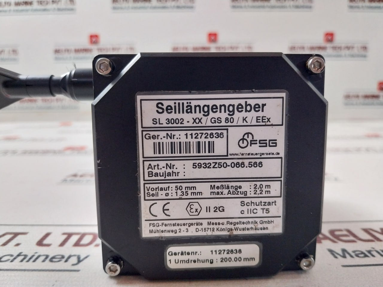 Fsg Sl 3002-xx/Gs 80/K/Eex Length Transmitter Ba0096556
