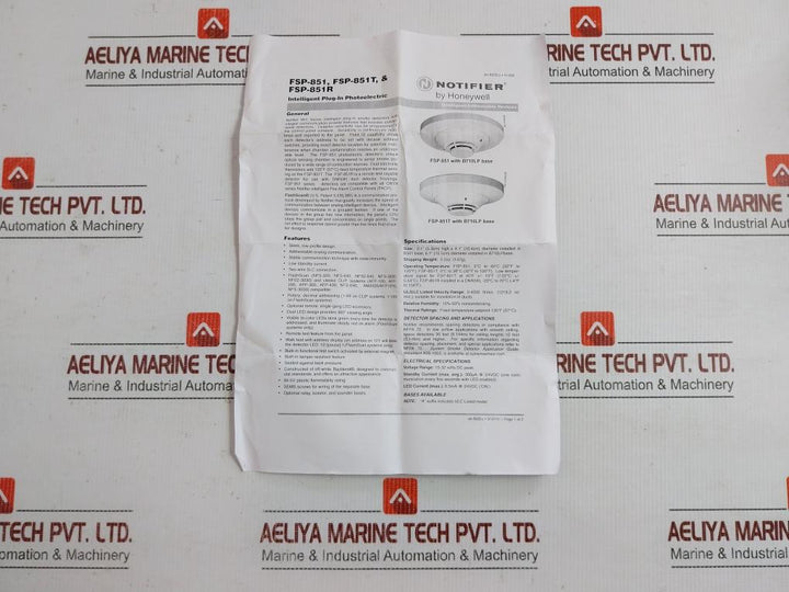 Fsp-851-Smoke-detector-Head-B501-Notifier-209482-12