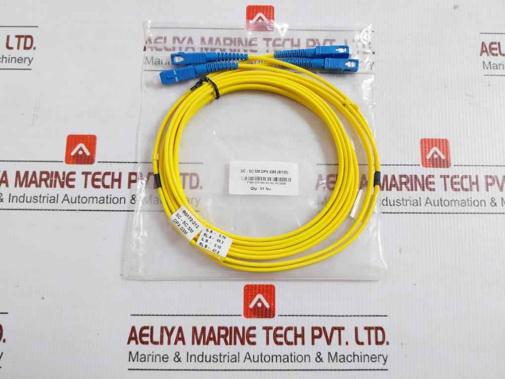Ftek-dx-sm-sc-pc-03M Fiber Optic Patch Cable Sku: 202435