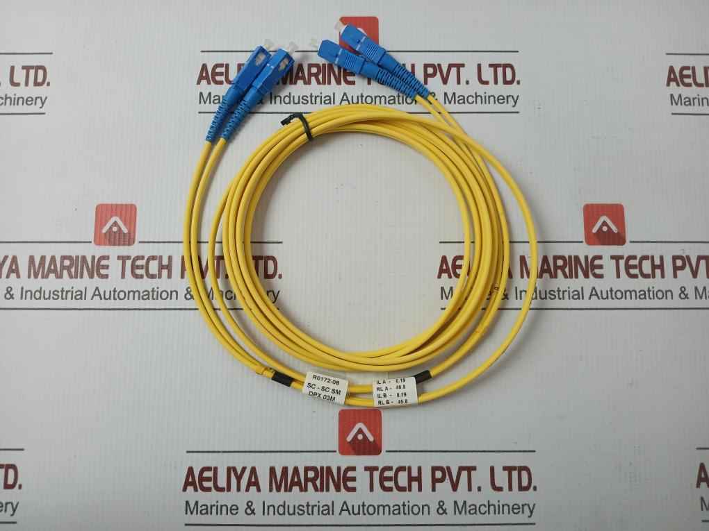 Ftek-dx-sm-sc/Sc-pc-03M Duplex Fiber Optic Patch Cable Sc-sc Sm Dpx 03M (9/125)