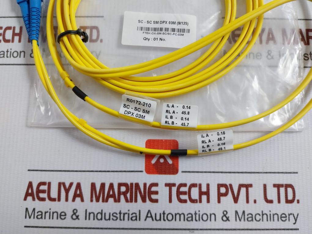 Ftek-dx-sm-sc/Sc-pc-03M Duplex Sm Sc-sc P.C. 3M