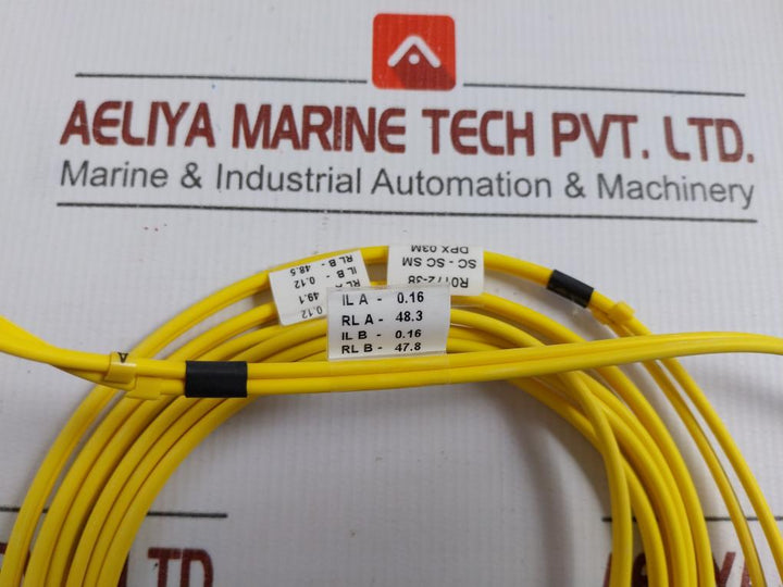 3M Duplex Fiber Optic Patch Cable Set Ftek-dx-sm-sc/Sc-pc-03M