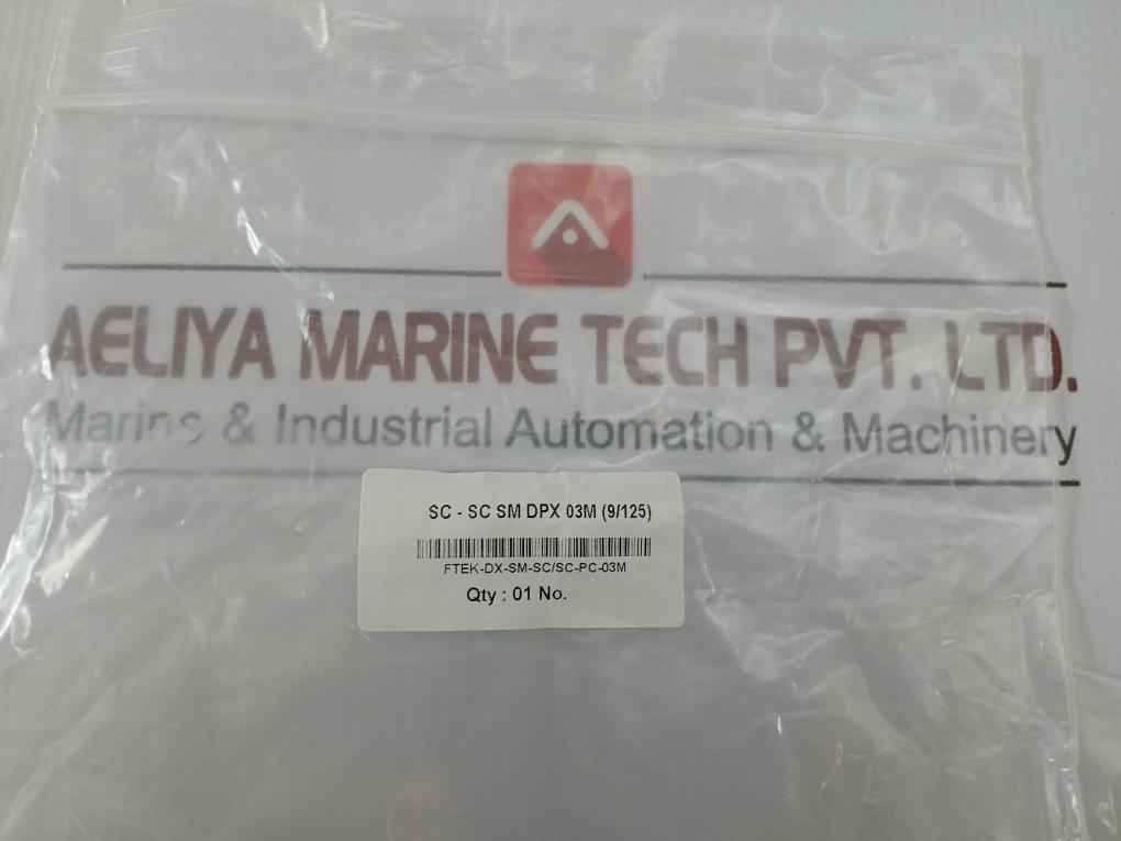 Ftek-dx-sm-sc/Sc-pc-03M Fiber Optic Patch Cable- 70 Gm