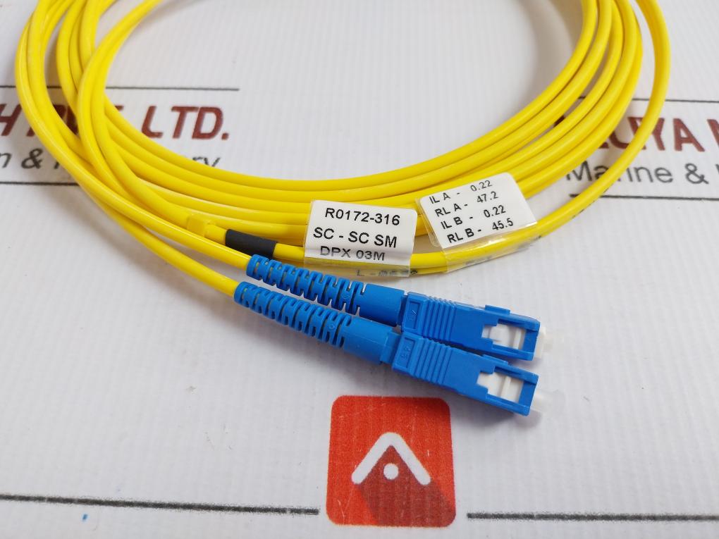 Ftek-dx-sm-sc/Sc-pc-03M Fibre Optic Patch Cable Set 320 Gm
