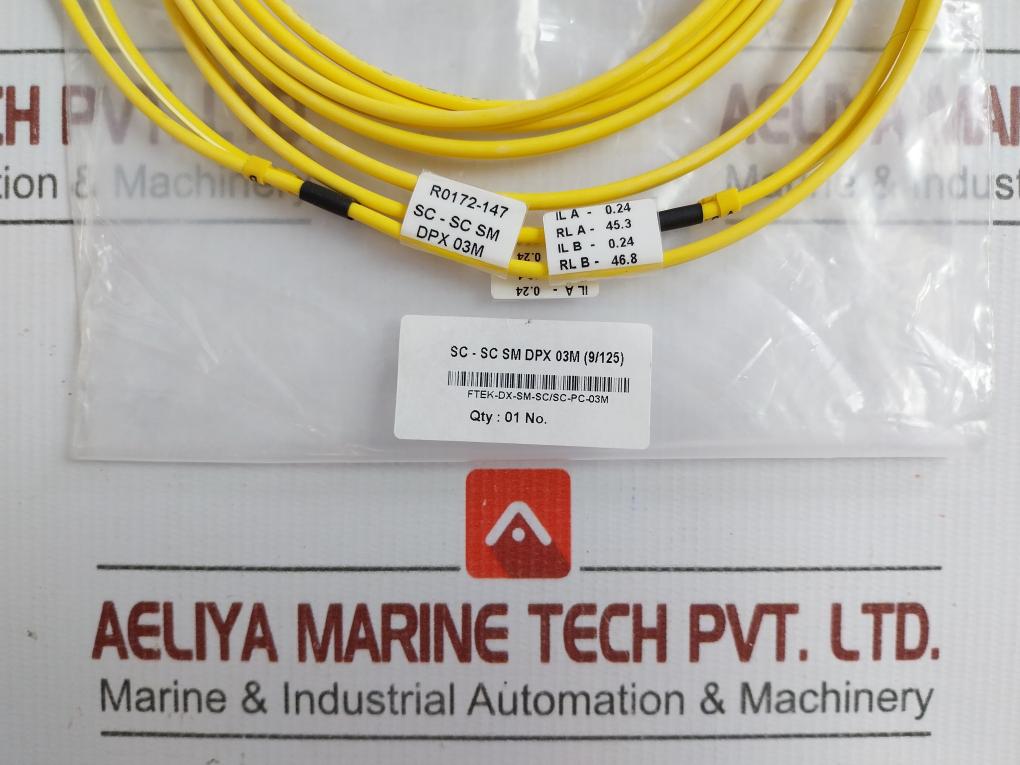 Ftek-dx-sm-sc/Sc-pc-03M Fibre Optic Patch Cable Set 320 Gm