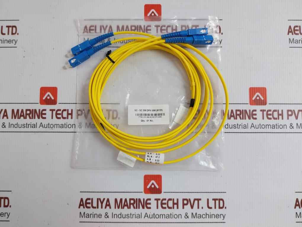 Ftek-dx-sm-sc/Sc-pc-03M Fibre Optic Patch Cable Set 320 Gm