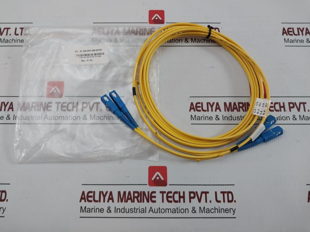 Ftek-dx-sm-sc/Sc-pc-03M Singlemode Duplex Fiber Optic Cable Set 60Gm ...