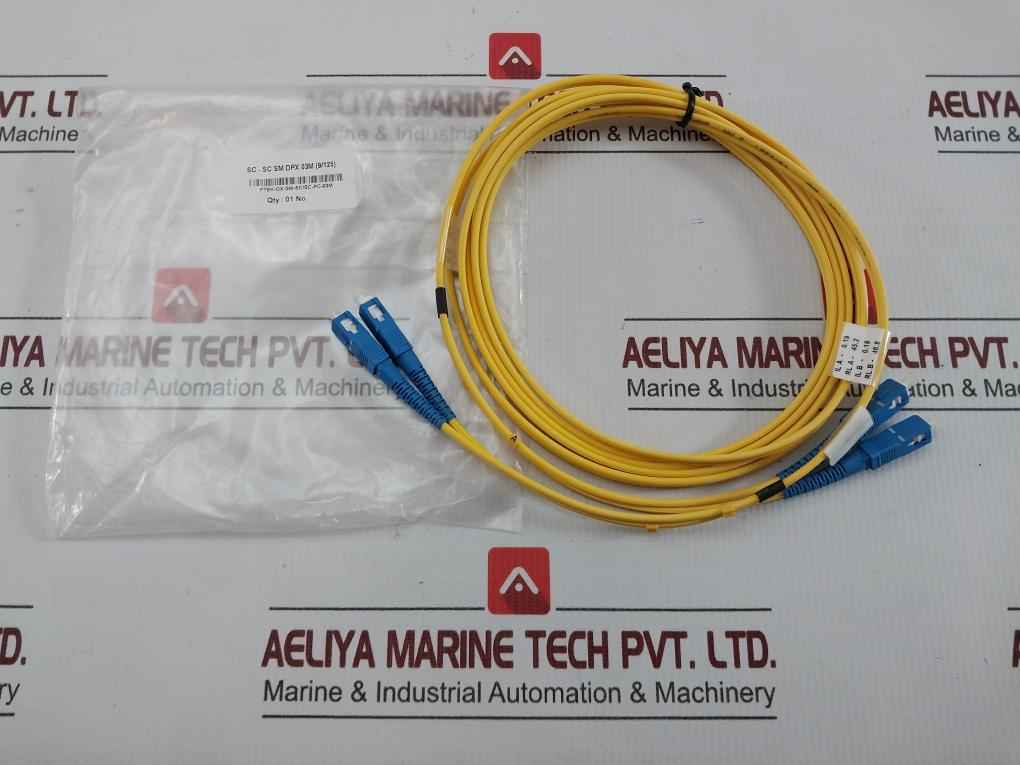 Ftek-dx-sm-sc/Sc-pc-03M Singlemode Duplex Fiber Optic Cable Set 60Gm