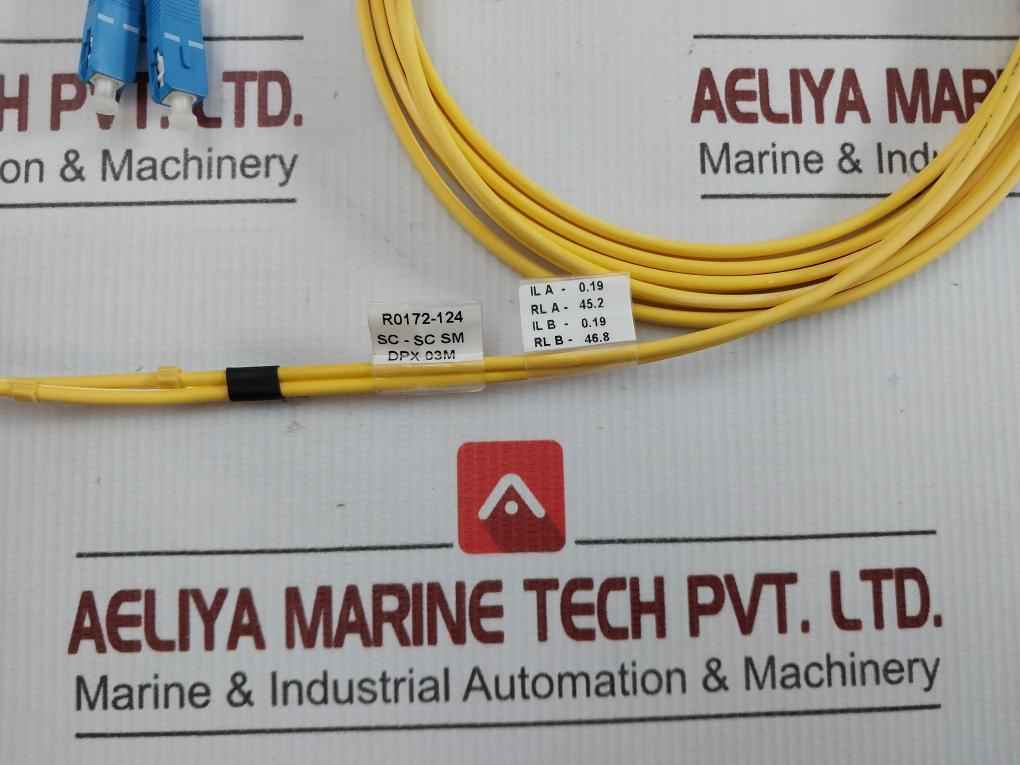 Ftek-dx-sm-sc/Sc-pc-03M Singlemode Duplex Fiber Optic Cable Set 60Gm