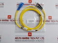Ftek-dx-sm-sc/St-pc-02M Duplex Fiber Optic Patch Cable Set 2M New Condition