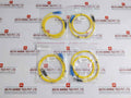 Ftek-dx-sm-sc/St-pc-02M Single Mode Duplex Fiber Optic Patch Cable Set New Condition