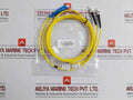 Ftek-dx-sm-sc/St-pc-02M Single Mode Duplex Fiber Optic Patch Cable Set New Condition