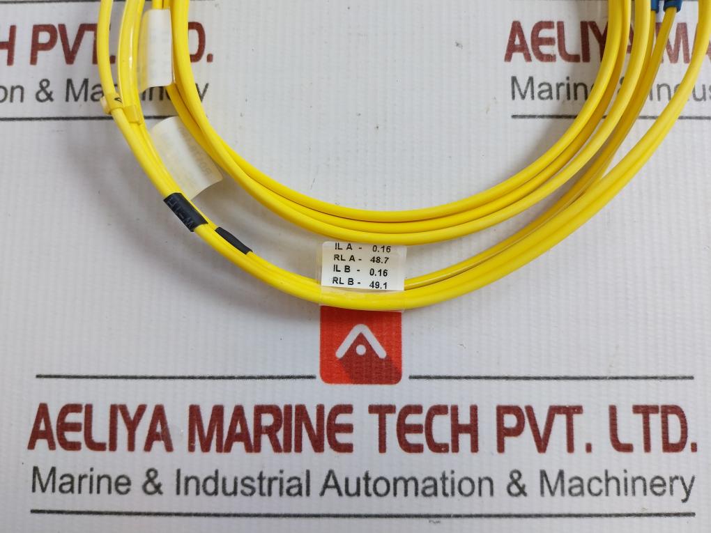 Ftek-dx-sm-sc/St-pc-02M Single Mode Duplex Fiber Optic Patch Cable Set New Condition