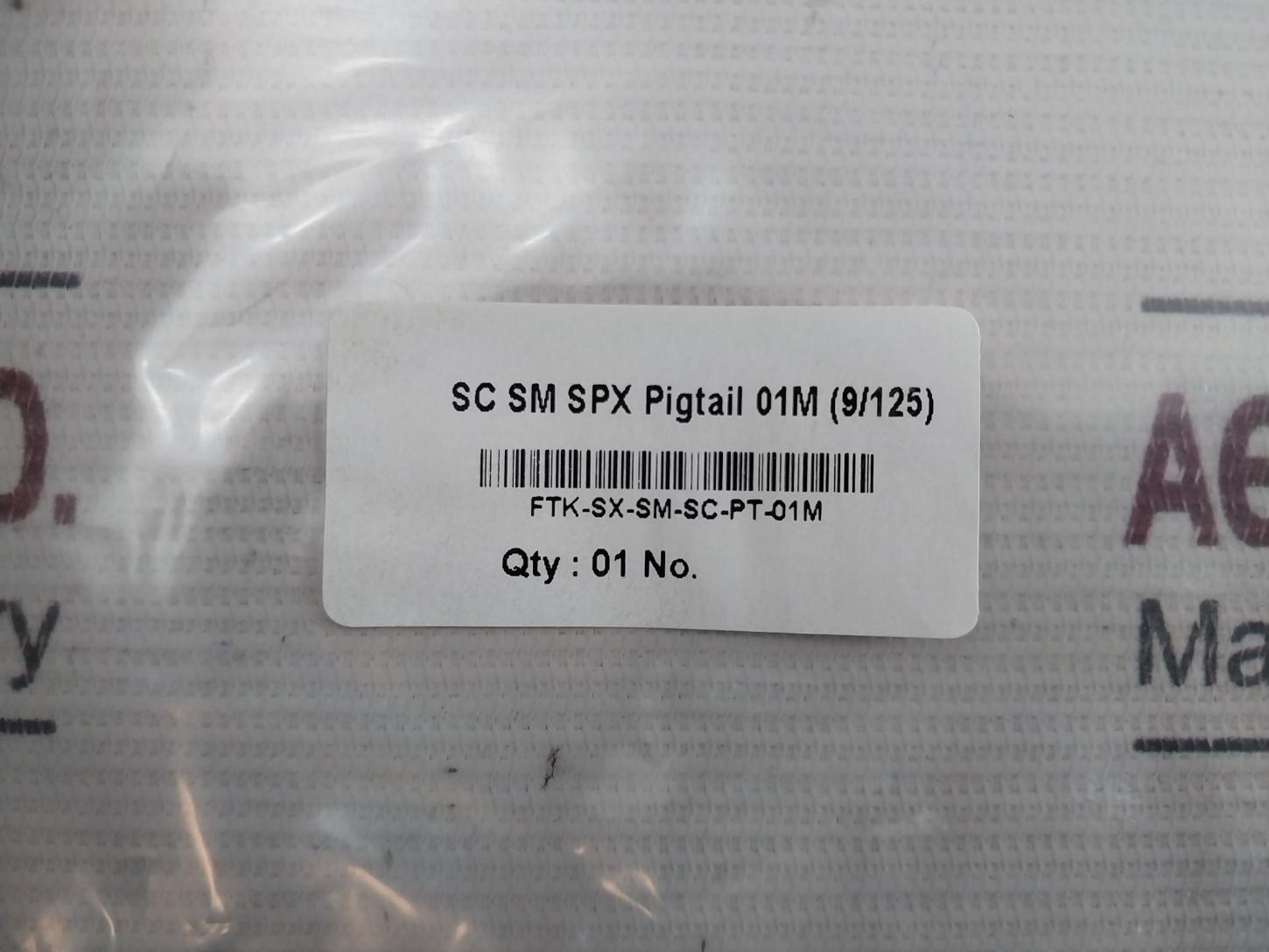 Ftk-sx-sm-sc-pt-01M Sc-p Sc-sc Single Mode Optical Fiber Patch Cable