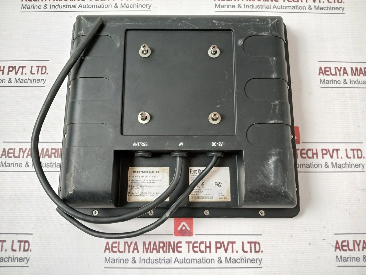 Fugro Oceanor Glt-104Ms Waterproof Lcd Monitor Dc 12V-5A